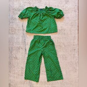 Polo by Ralph Lauren green cotton set size 5